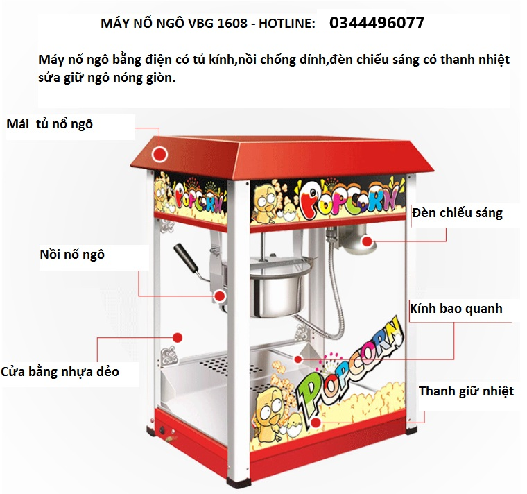 Máy làm bắp rang bơ