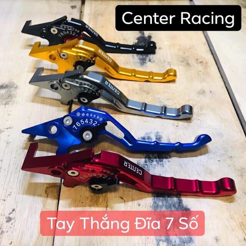 Tay thắng đùm 7 số full cnc center racing wave ; dream ; sirius ; fu