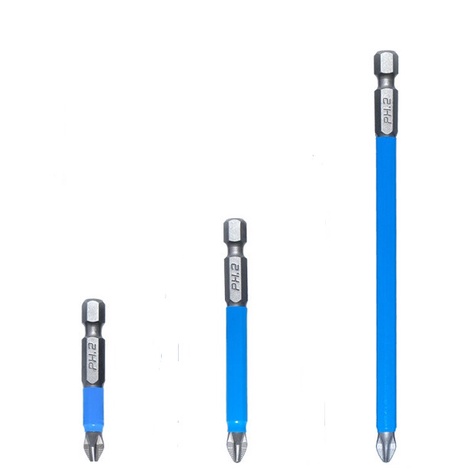 Mũi vít đầu có ren chống trượt, có nam châm, dài 5cm,9cm,15cm