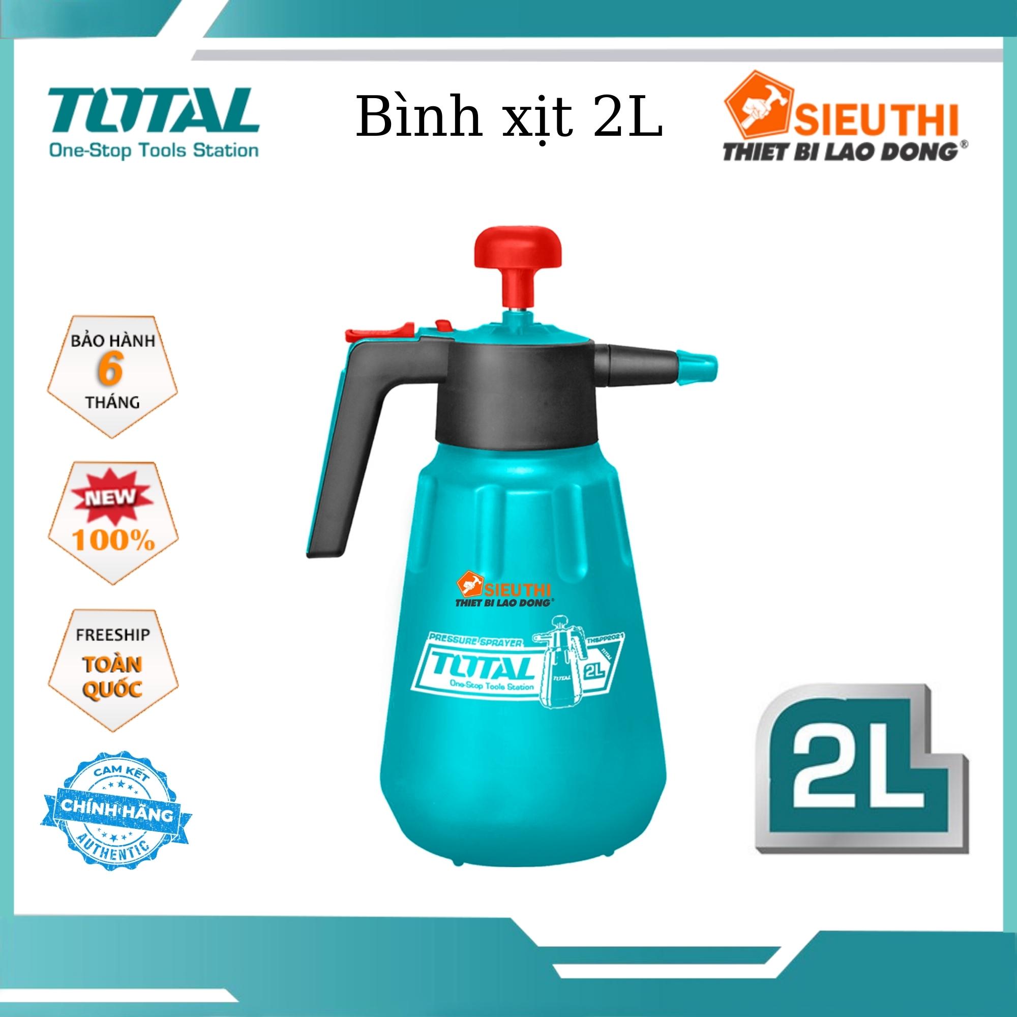 BÌNH XỊT TƯỚI CÂY 2L TOTAL THSPP2021 [CHÍNH HÃNG] BỊT XỊT KHỬ KHUẨN MINI CẦM TAY