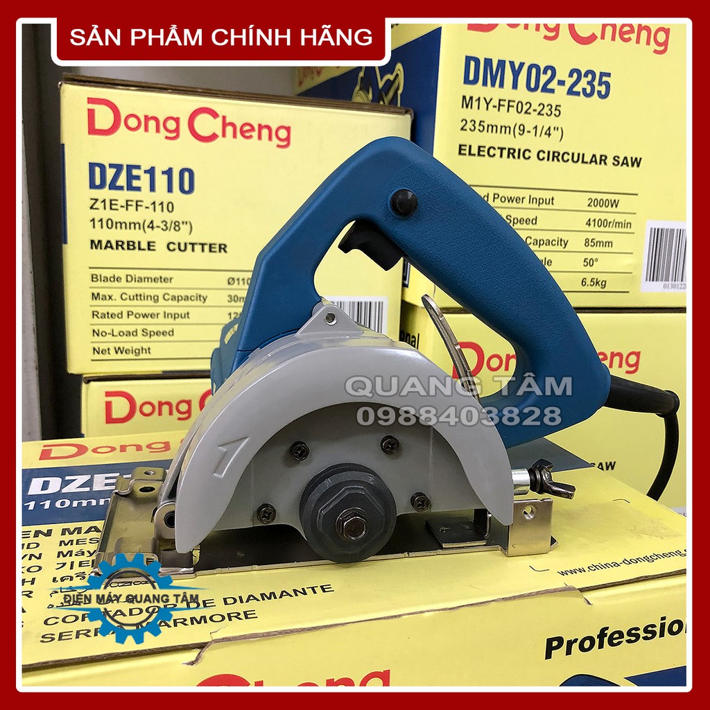 Máy Cắt Gạch - Bê Tông Dongcheng DZE110 + Tặng Lưỡi Cắt 110mm