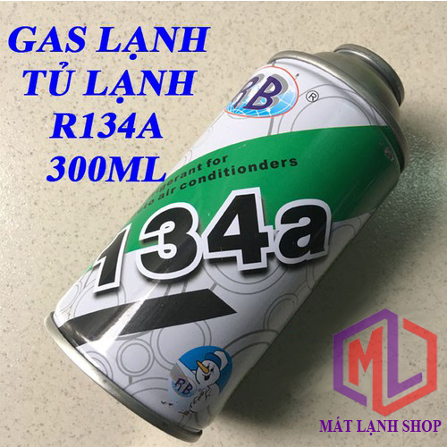 Gas lạnh tủ lạnh r134a lon 300ml- matlanh shop