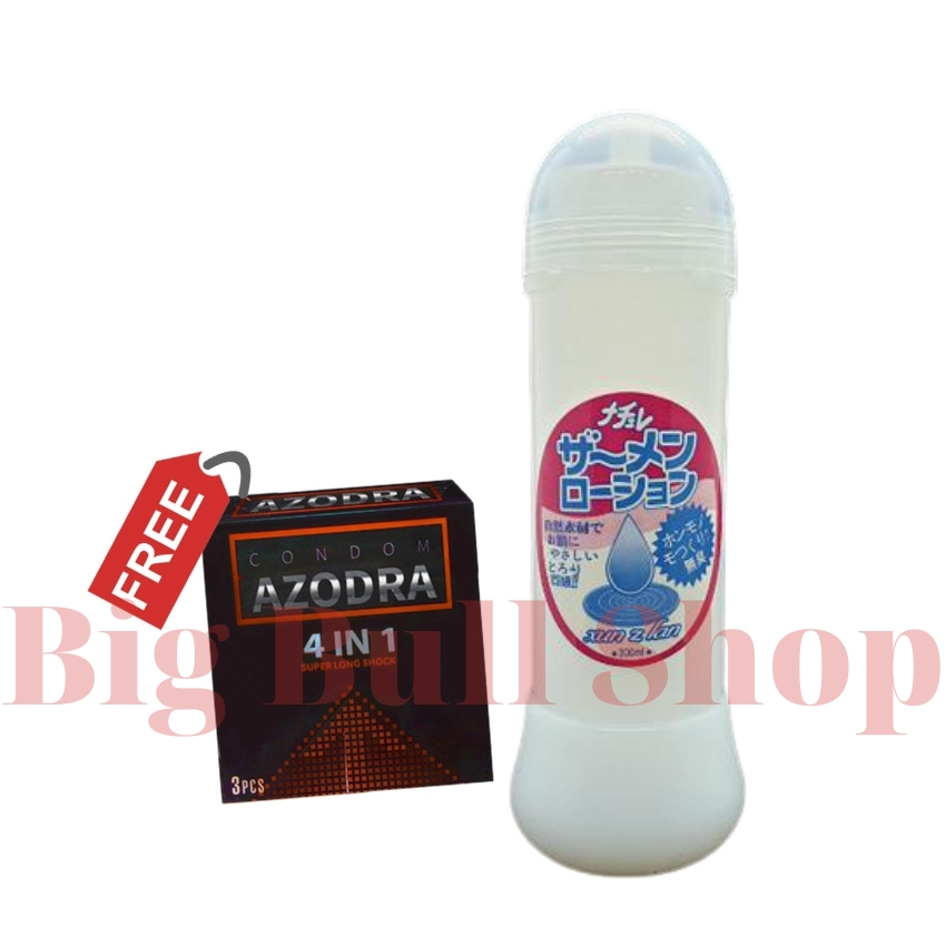 [HÀNG LOẠI 1][COMBO GEL VÀ BAO]COMBO GEL BÔI TRƠN TINH TRÙNG NHẬT BẢN 200ML TẶNG KÈM BAO CAO SU AZODRA 4IN1 3S KÉO DÀI THỜI GIAN TĂNG THÊM KHOÁI CẢM - 1 SET