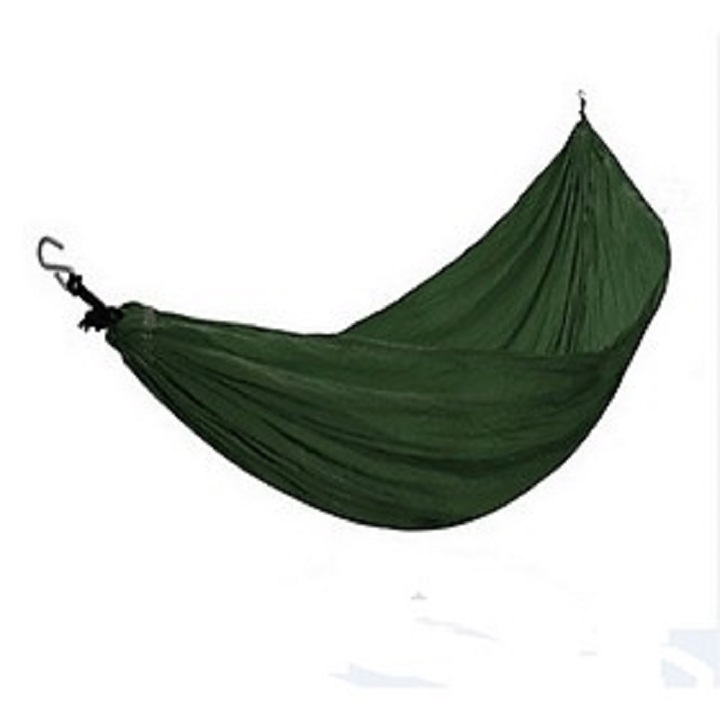 Võng Vải Dù US (POLO) 2 Lớp Dày Siêu Bền : Không Dây & Kèm 5m Dây Dù Loại 1 - Tiện Dụng Khi Đi Du Lịch, Dã Ngoại...