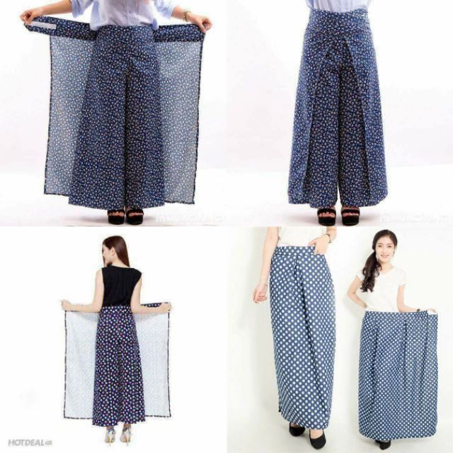 Váy chống nắng 2 lớp dạng quần 2 trong 1