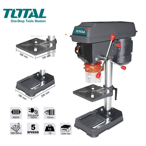13mm máy khoan bàn 350w total tdp133501