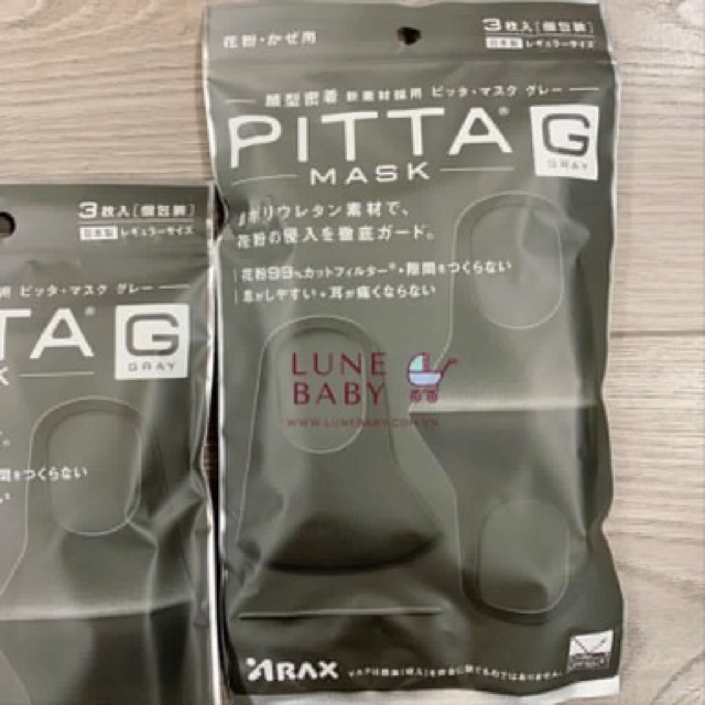 [HCM]Khẩu trang Pitta Mask hàng nội địa Nhật