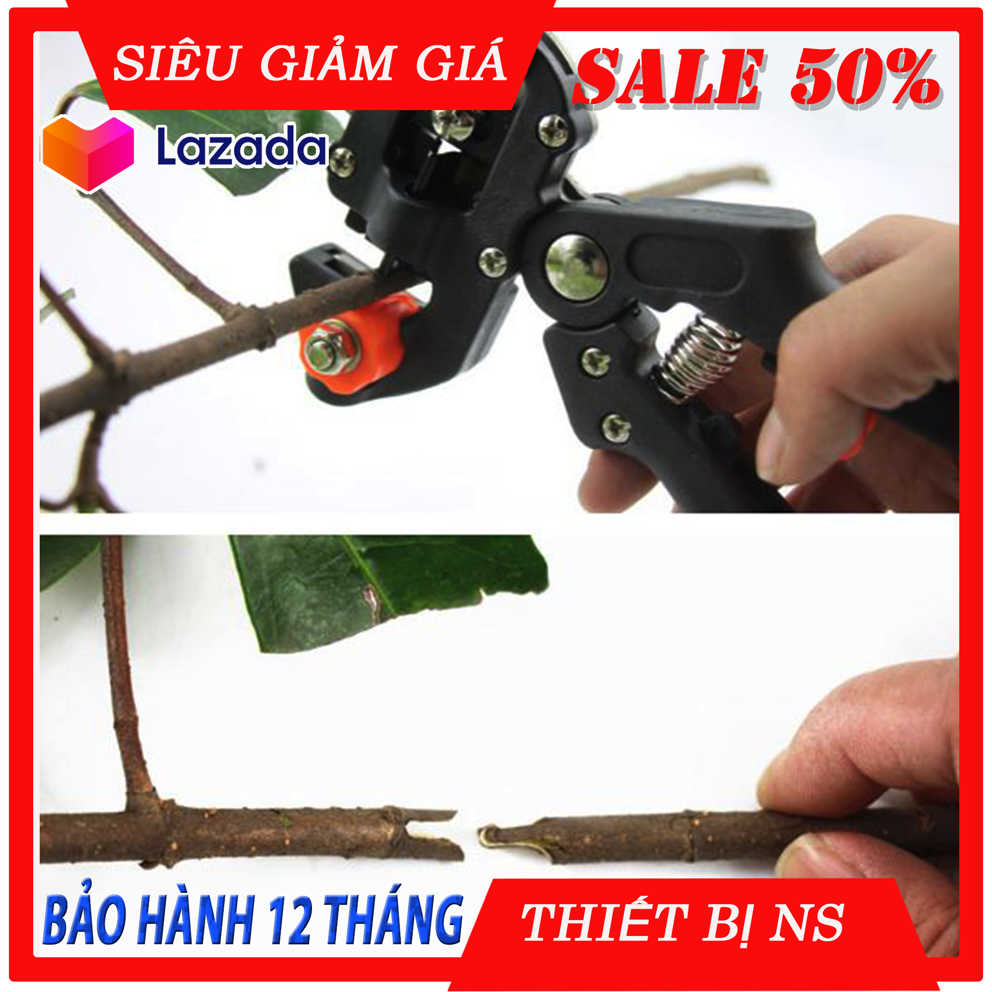 [TẶNG KÈM 3 LƯỠI CẮT]KÉO GHÉP CÂY, KÉO GHÉP CÀNH CÂY ĂN QUẢ, KÉO TỈA CÀNH, KÉO BẤM CÀNH ĐA NĂNG