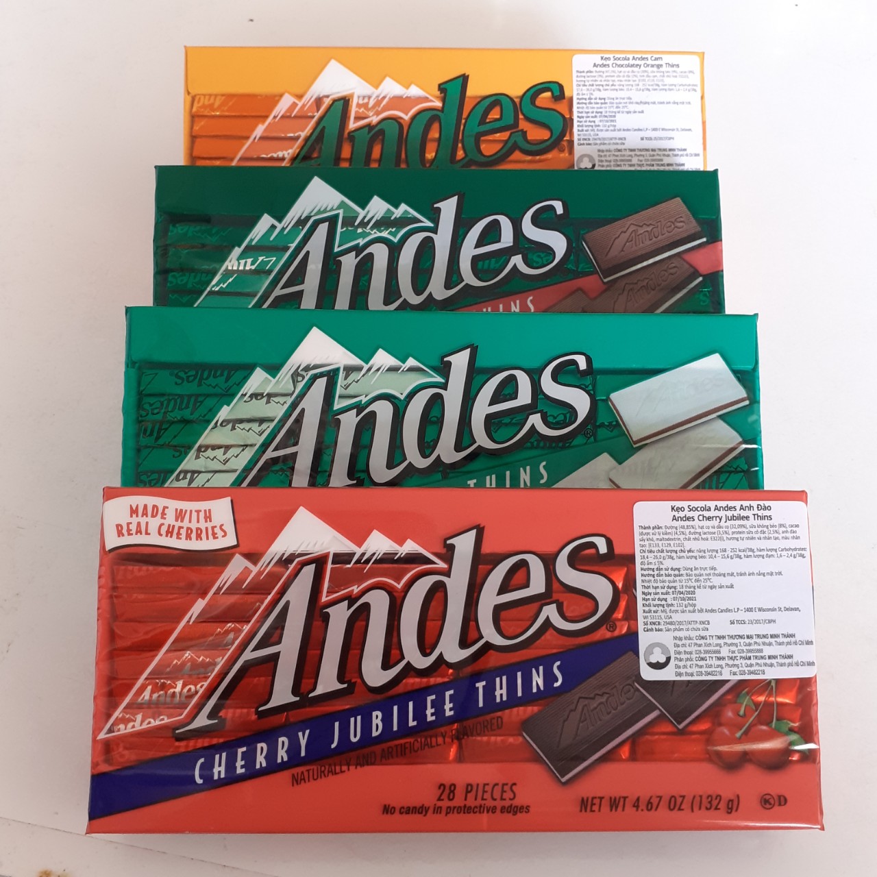 Socola Andes Mỹ 132g