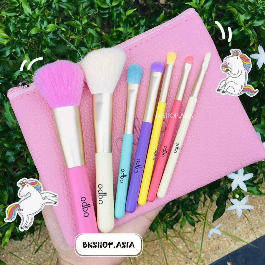 Bộ cọ 7 cây kèm túi odbo perfect brush od8-193