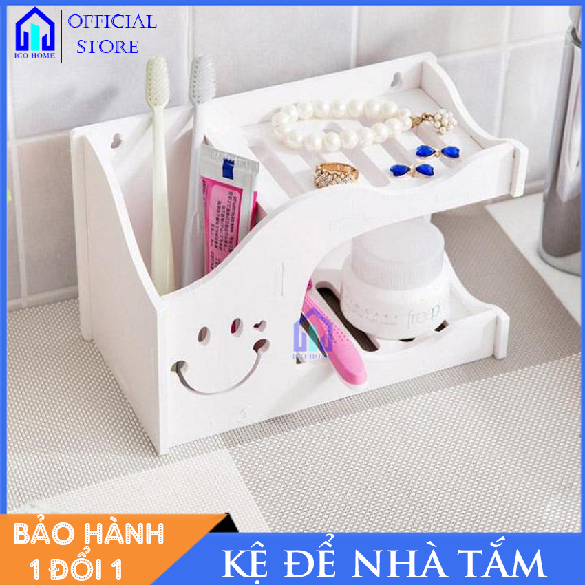 Giá để bàn chải đánh răng kem đánh răng để xà bông gọn gàng - Ico Home
