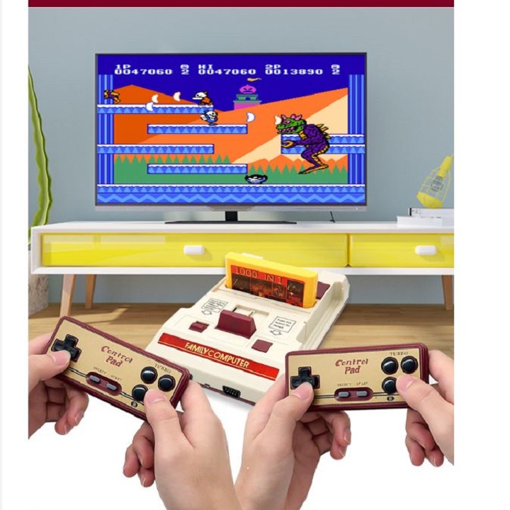 Máy chơi game 4 nút tay không dây HDMI có sẵn 810 game