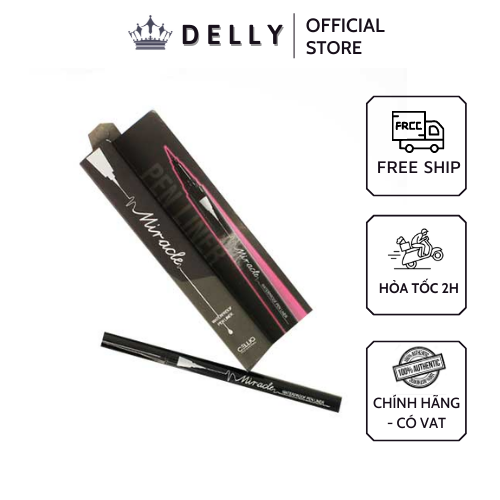 Dạ kẻ mắt không trôi không lem Cellio Miracle Waterproof [cam kết chuẩnHàn Quốc] sản phẩm chất lượng đảm bảo an toàn đến sức khỏe người sử dụng