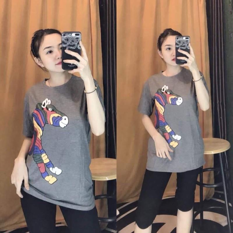 Sét bộ lửng in hình chú ngựa màu sắc