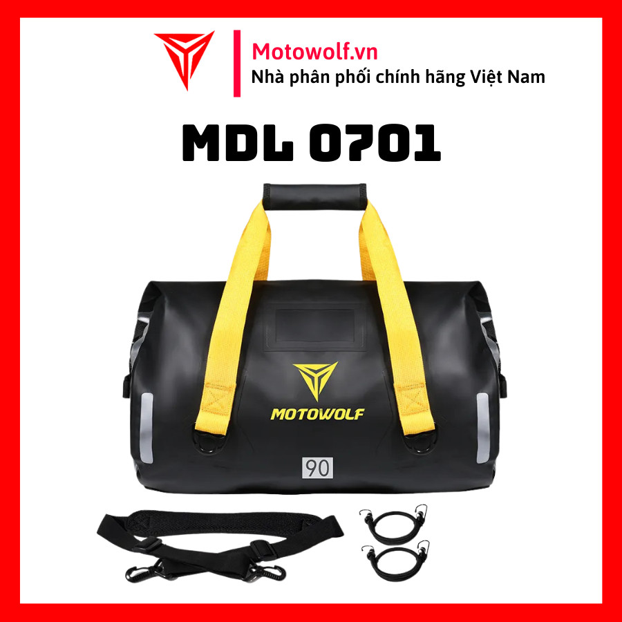Túi Du Lịch Motowolf 90L 0701 - Có kèm Dây Ràng