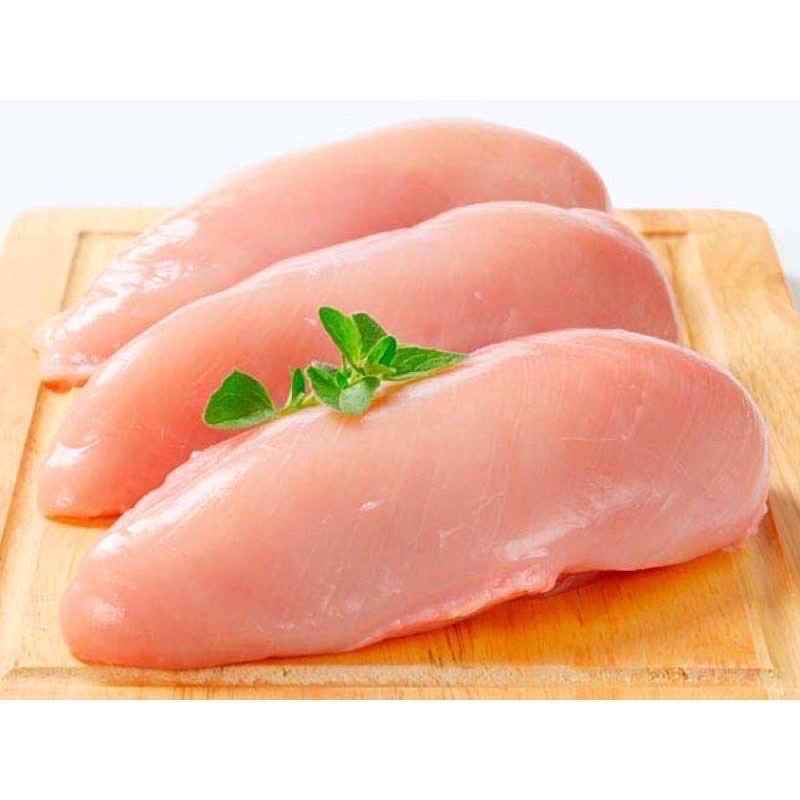 Ức gà tươi phi lê - hộp 400gr (giao TPHCM)