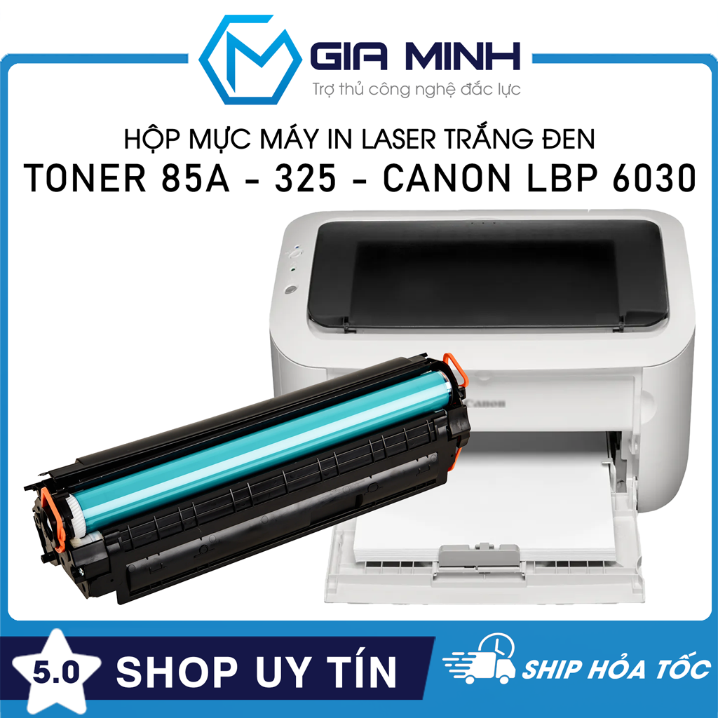  Hộp Mực In Toner 85A Cartridge 325 - Tương Thích Máy In Laser Canon 6030 - Hàng Nhập Khẩu Nhà Máy Sản Xuất 