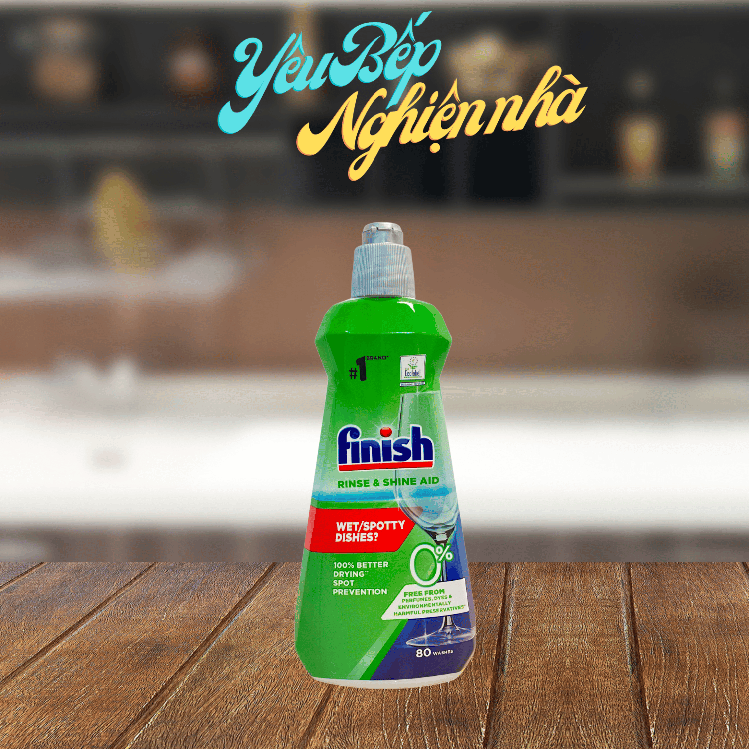 Nước làm bóng finish eco 0% 400ml chính hãng yêu bếp nghiện nhà vnm