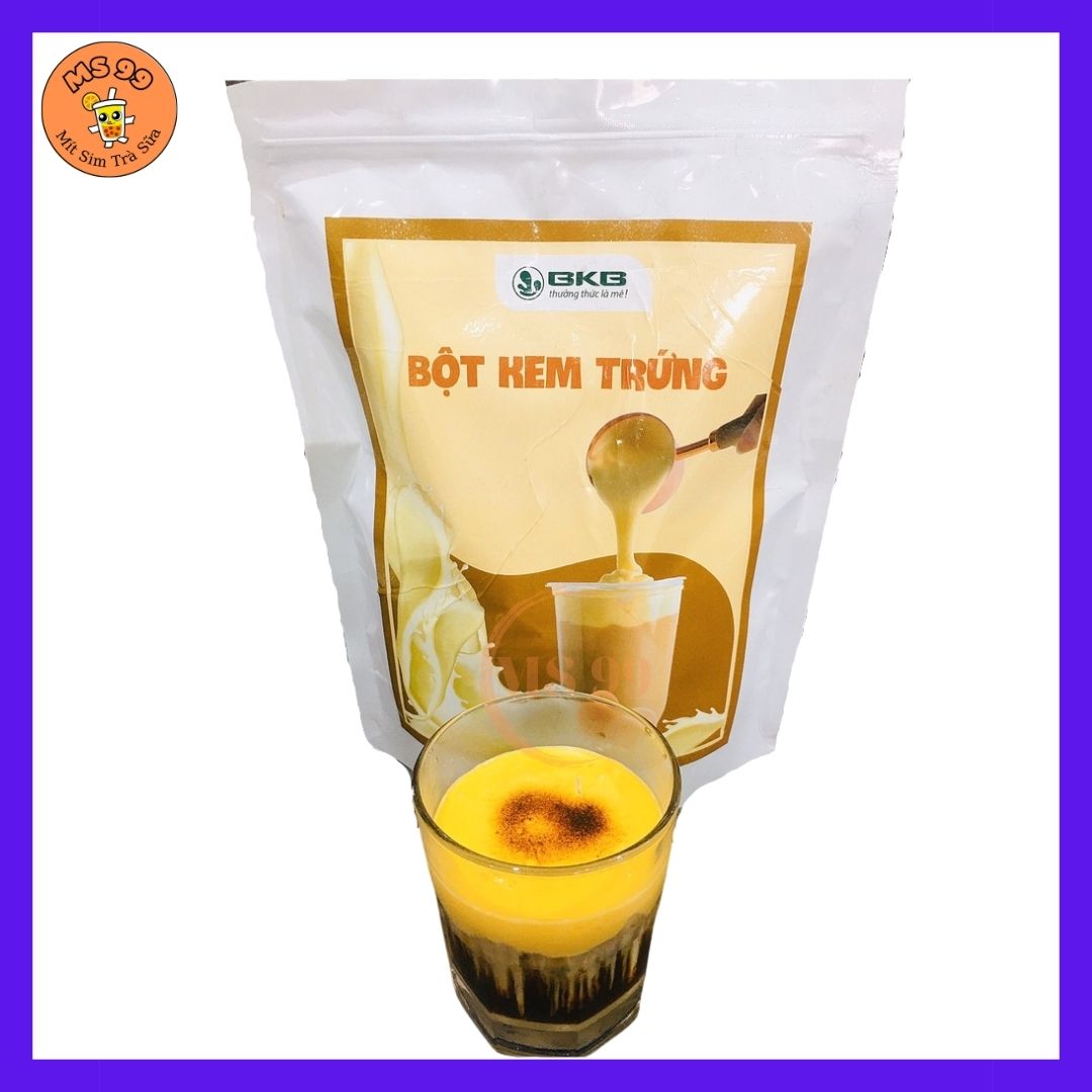 Bột kem trứng BKB 500gr/topping trà sữa/nguyen lieu lam tra sua/MS99