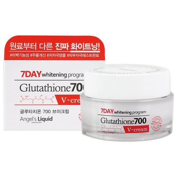 [HCM][Hàn Quốc] Kem Dưỡng Trắng Da 7 Day Whitening Program Glutathione 700 V-Cream