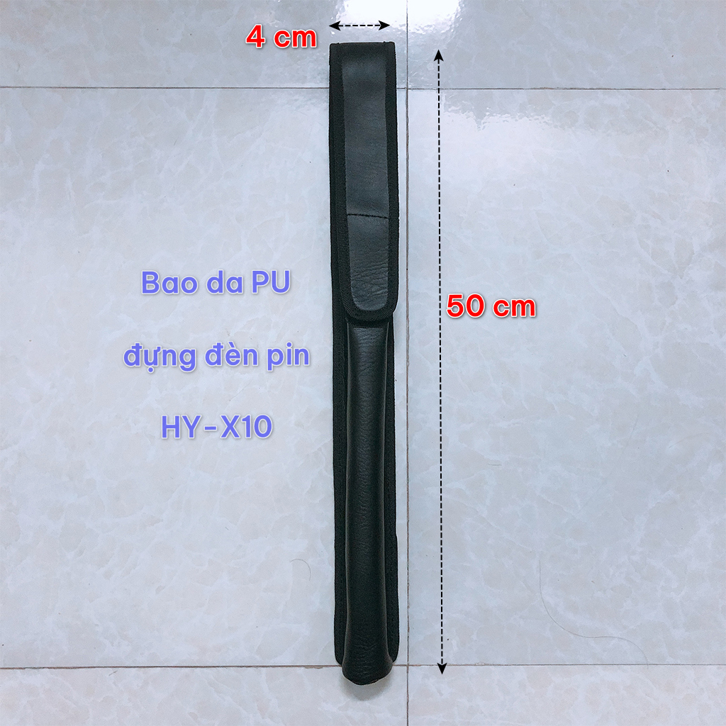 Bao da pu đựng đèn pin hy-x10