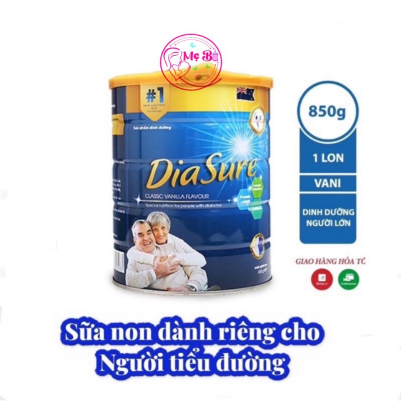 Sữa diasure sữa non tiểu đường diasure 850gr sữa cho người tiểu đườnh
