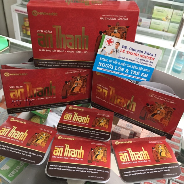 [HCM](date xa)Kẹo ngậm AN THANH-giảm đau rát họngkhàn tiếngho-công thức Hải Thượng Lãng Ông