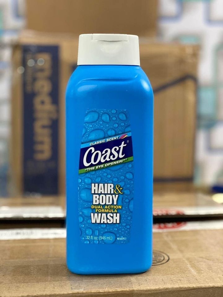 Sữa tắm gội dành cho nam coast 946ml classic scent hair & body wash