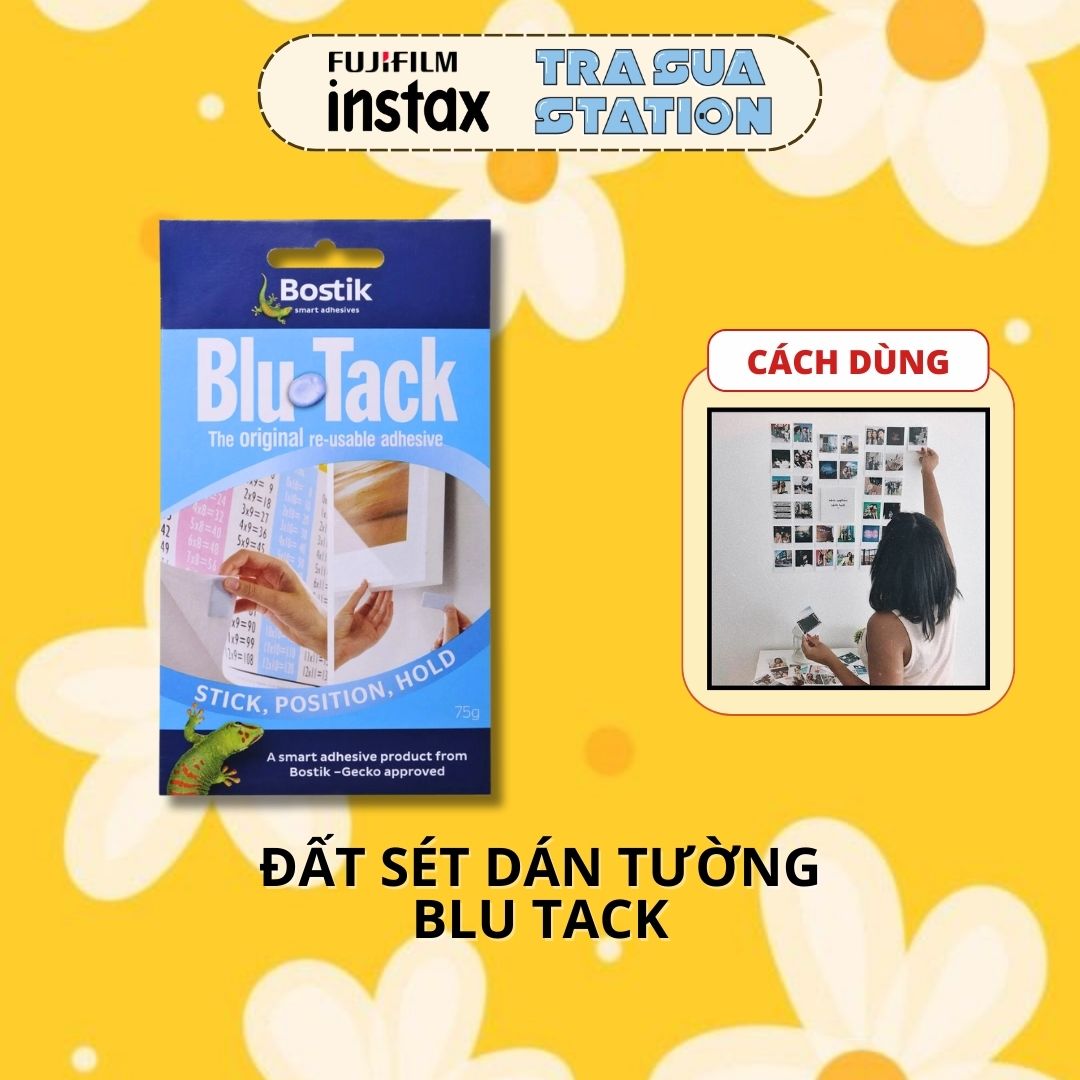 Blu tack - đất sét dán hình lên tường dễ dàng hơn