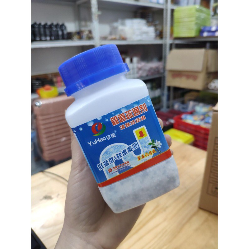 2l-120- bột thông tắc cống bồn cầu bồn rửa mặt đường ống