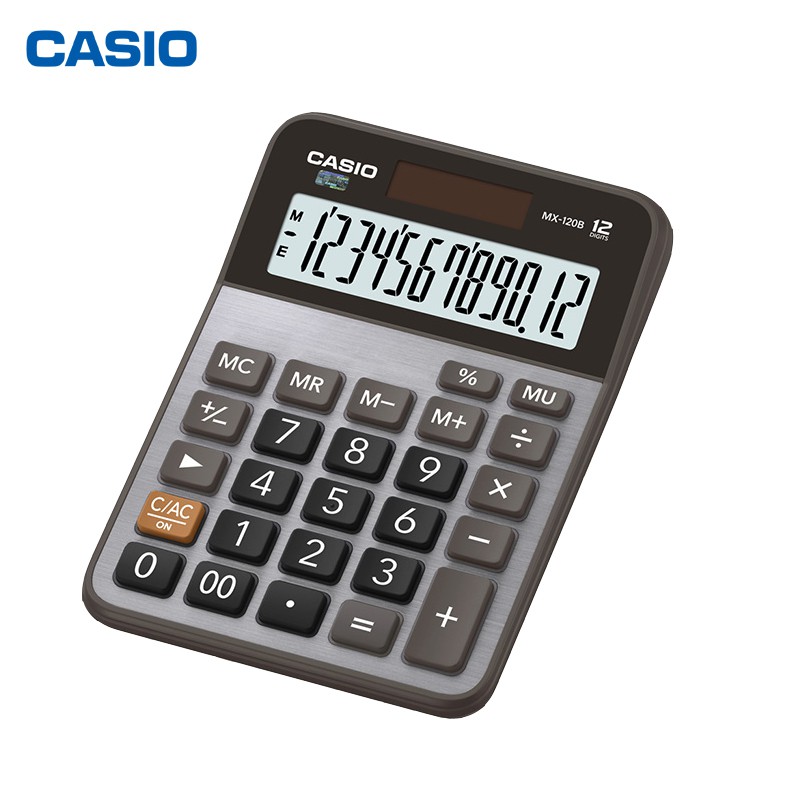 Máy tính casio mx-120b để bàn cỡ nhỏ chính hãng bh 7 năm qrcode