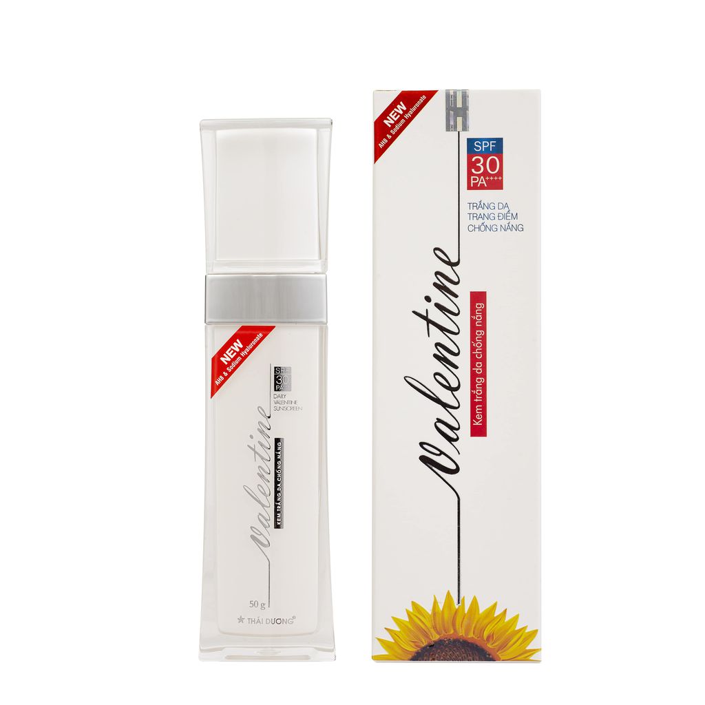 [HCM]Kem dưỡng trắng da chống nắng trang điểm Valentine New SPF30 PA +++ 50g