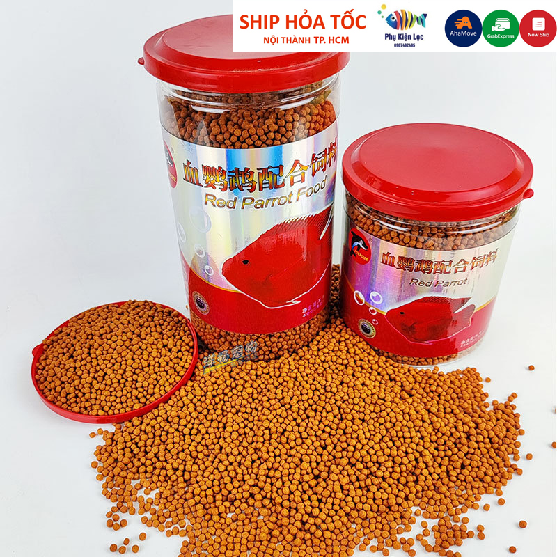 Thức ăn lên màu cho cá hồng két 260g 400gr