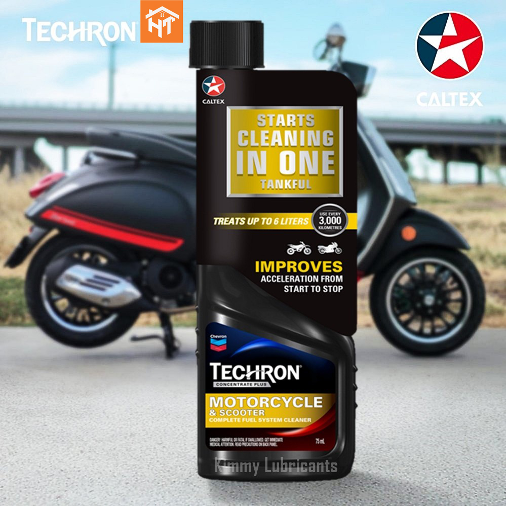 [HCM]Dung dịch làm sạch động cơ xe máy Caltex Techron Concentrate Plus 75ml