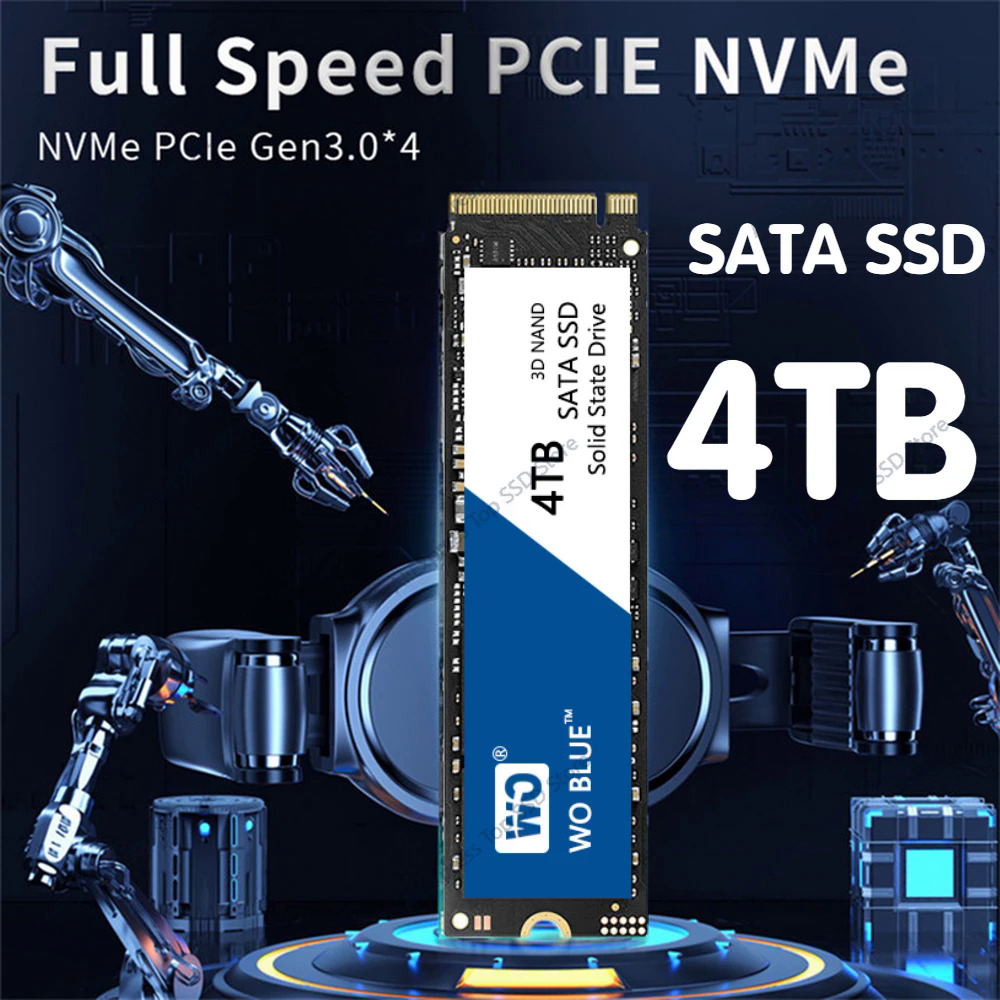 Wo SATA SSD 512gb1tb 2TB 4TB SSD M2 NVMe 2280 PCIe 3.0*4 1TB Ổ đĩa cứng nội bộ ổ đĩa trạng thái rắn cho máy tính xách tay Máy tính để bàn