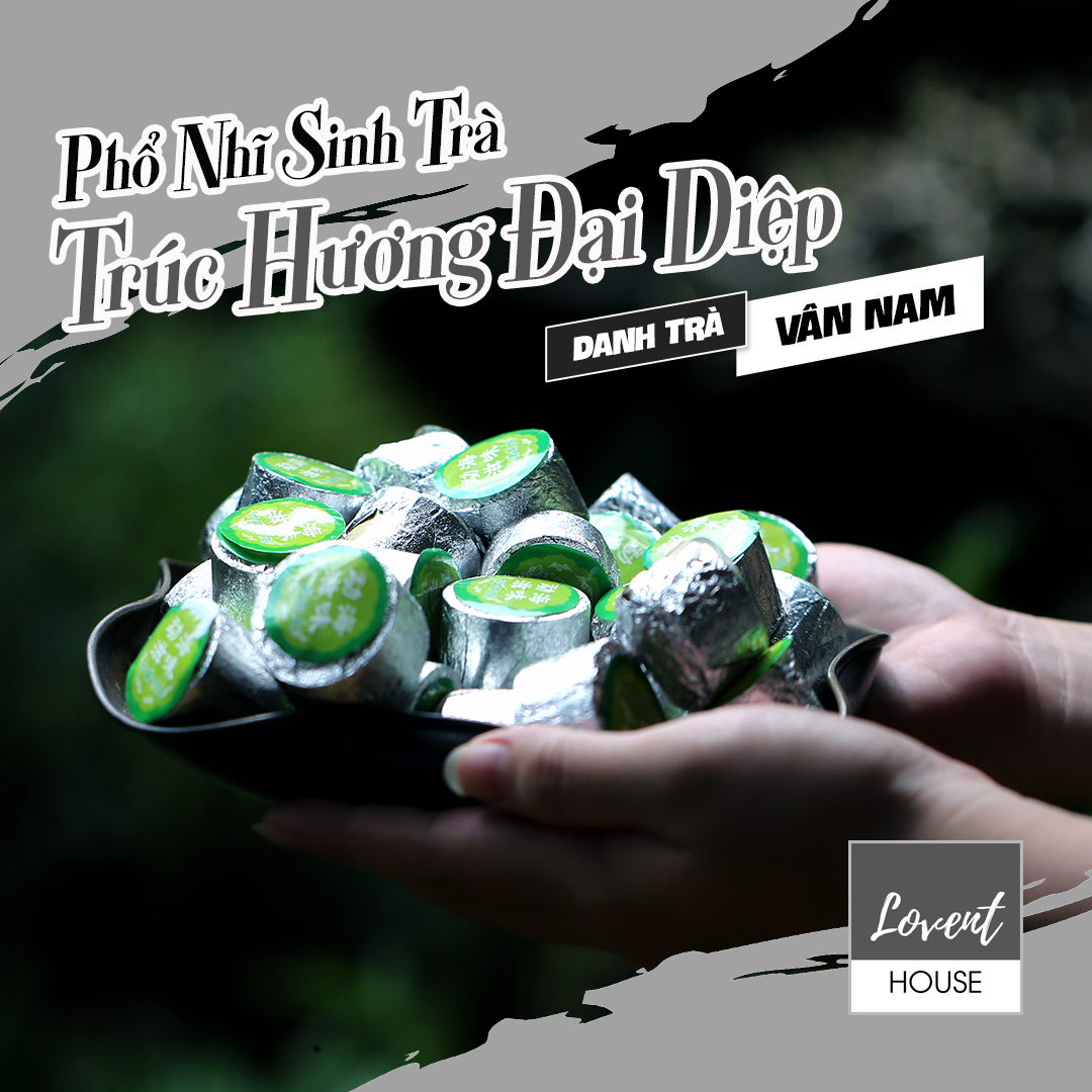 Phổ nhĩ băng đảo cổ thụ - trúc hương sinh trà thanh hương độc đáo, 12g/1v