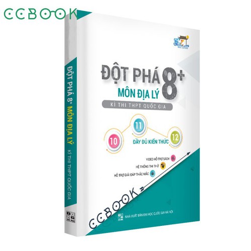 Sách - đột phá 8+ kì thi thpt quốc gia môn địa lý