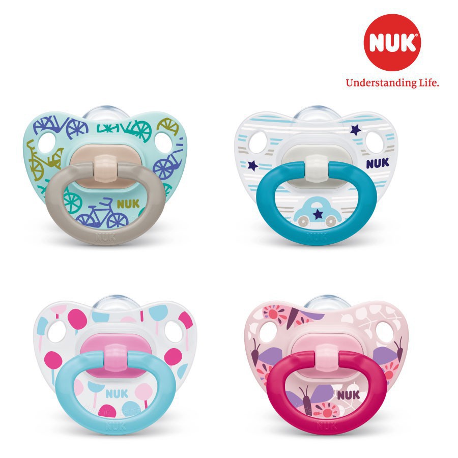 Bộ 2 ty giả nuk silicone classic