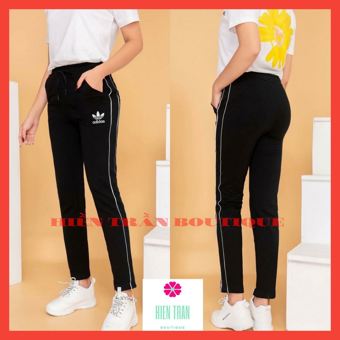 Quần jogger thể thao nữ chất Mỳ Hàn phong cách năng động, vải siêu co giãn-hientranboutique