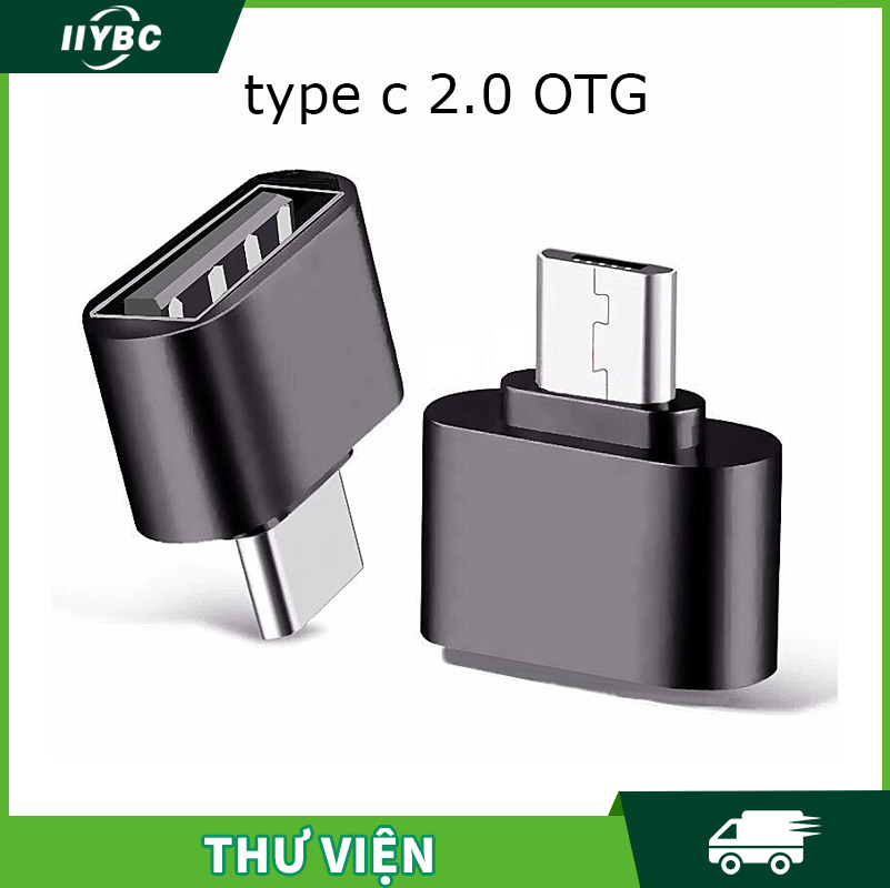 Đầu chuyển jack sang type c/đầu chuyển đổi usb sang type c 2.0 otg jack otg từ typec sang usb cho máy tính bảng điện thoại đầu đọc thẻ usb disk