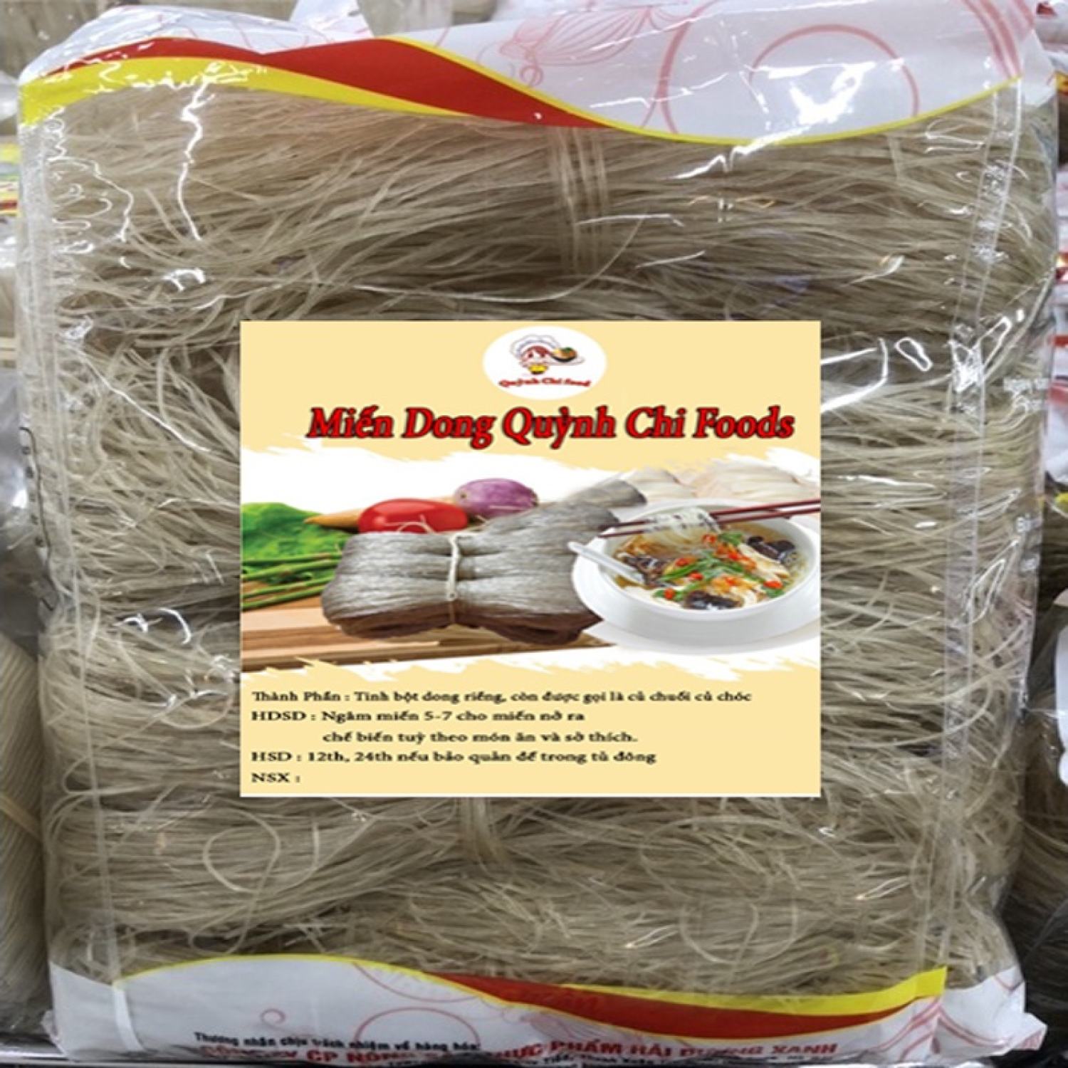 Miến dong sợi miến sạch, dai ngon