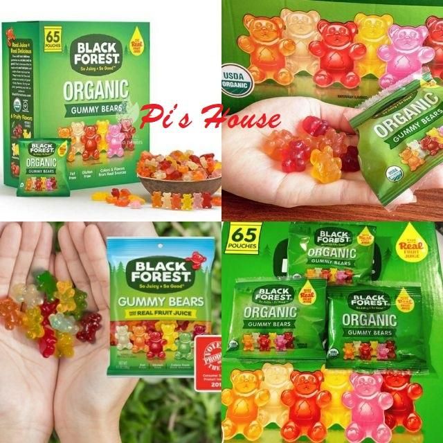 Kẹo dẻo gấu organic gummy bears 22g