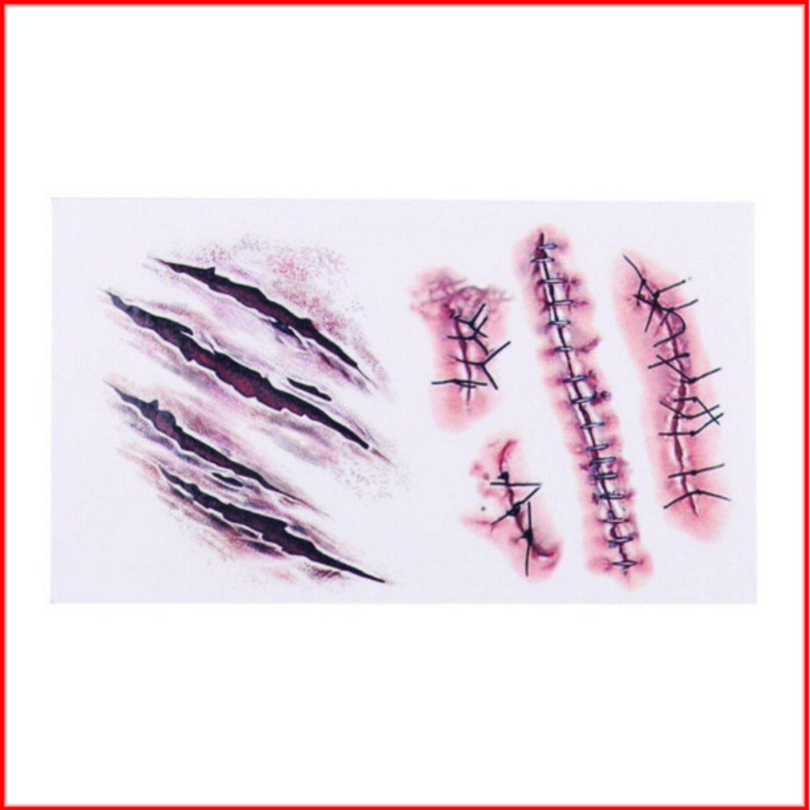 Hình Xăm Dán 3D - Hình Xăm Tạm Thời Kinh Dị Troll Bạn Bè (combo 2 chiếc)