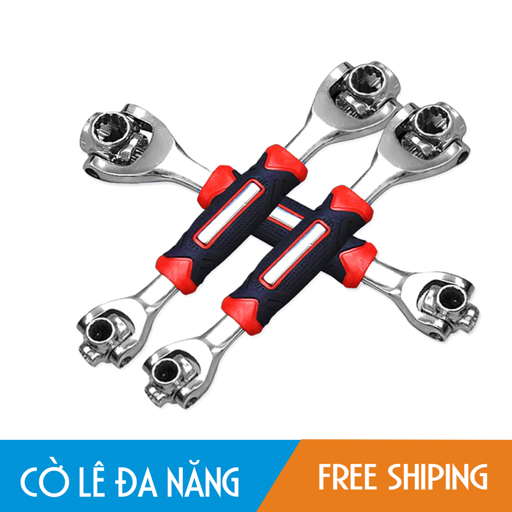 Cờ lê mở khẩu đa năng với đầu xoay 360 độ 48 trong 1 rất tiện lợi