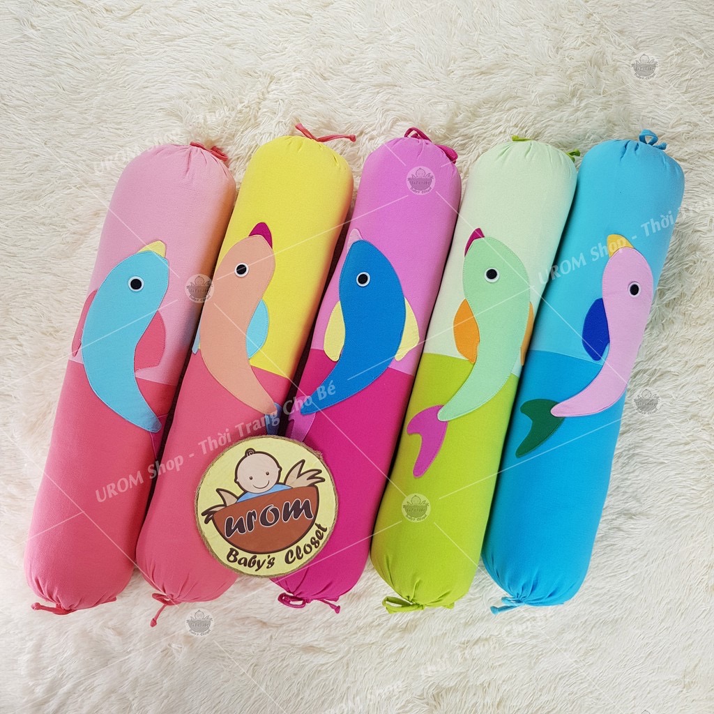 Gối ôm cara đắp hình thú 70x16cm cho bé