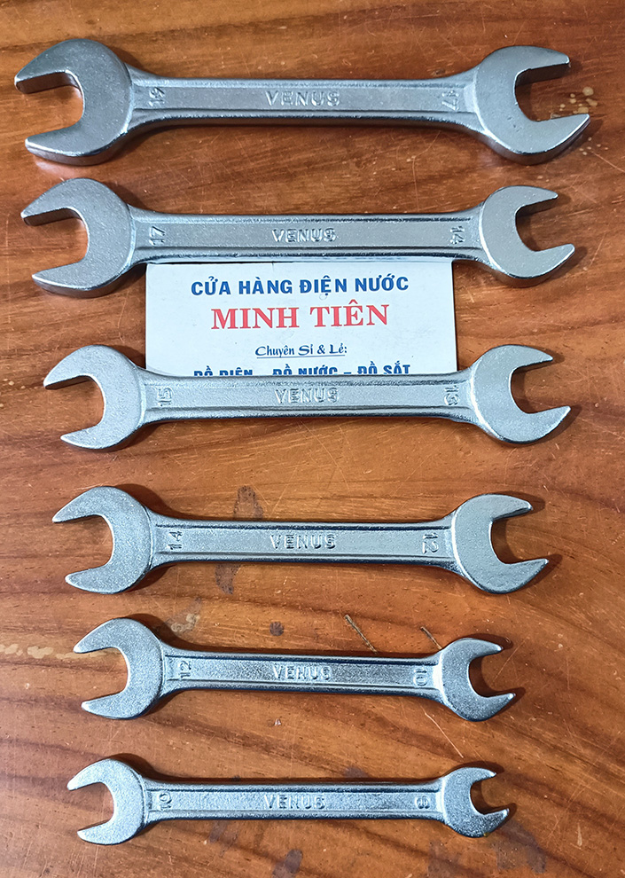 Cờ lê, khóa kích thước 8-10, 10-12, 12-14, 13-15, 14-17, 17-19