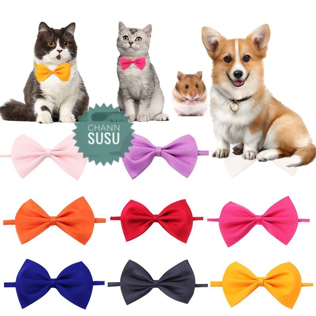 PHỤ KIỆN THÚ CƯNG - Nơ cổ dễ thương cho chó mèo thú cưng - Channsusu Pet Shop