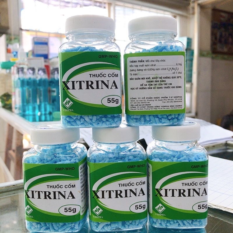 Cốm tiêu xanh Xitrina lọ 55g - cốm ăn ngon