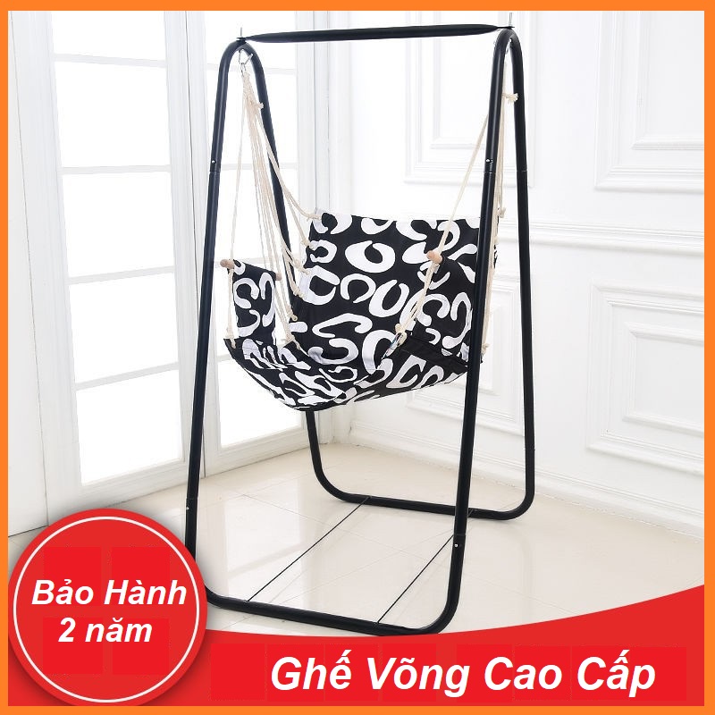 Ghế võng thư giãn cao cấp - ghế xích đu thư giãn khung thép chịu lực đa năng - ghế thư giãn, ghế xích đu thư giãn tại nhà