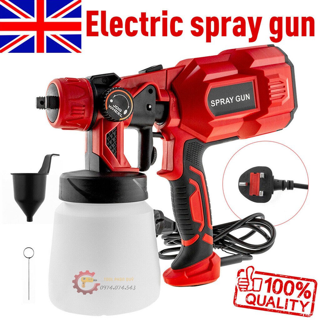Giá rẻ!!! súng phun sơn cầm tay bằng điện hàng đài loan 220v-500w